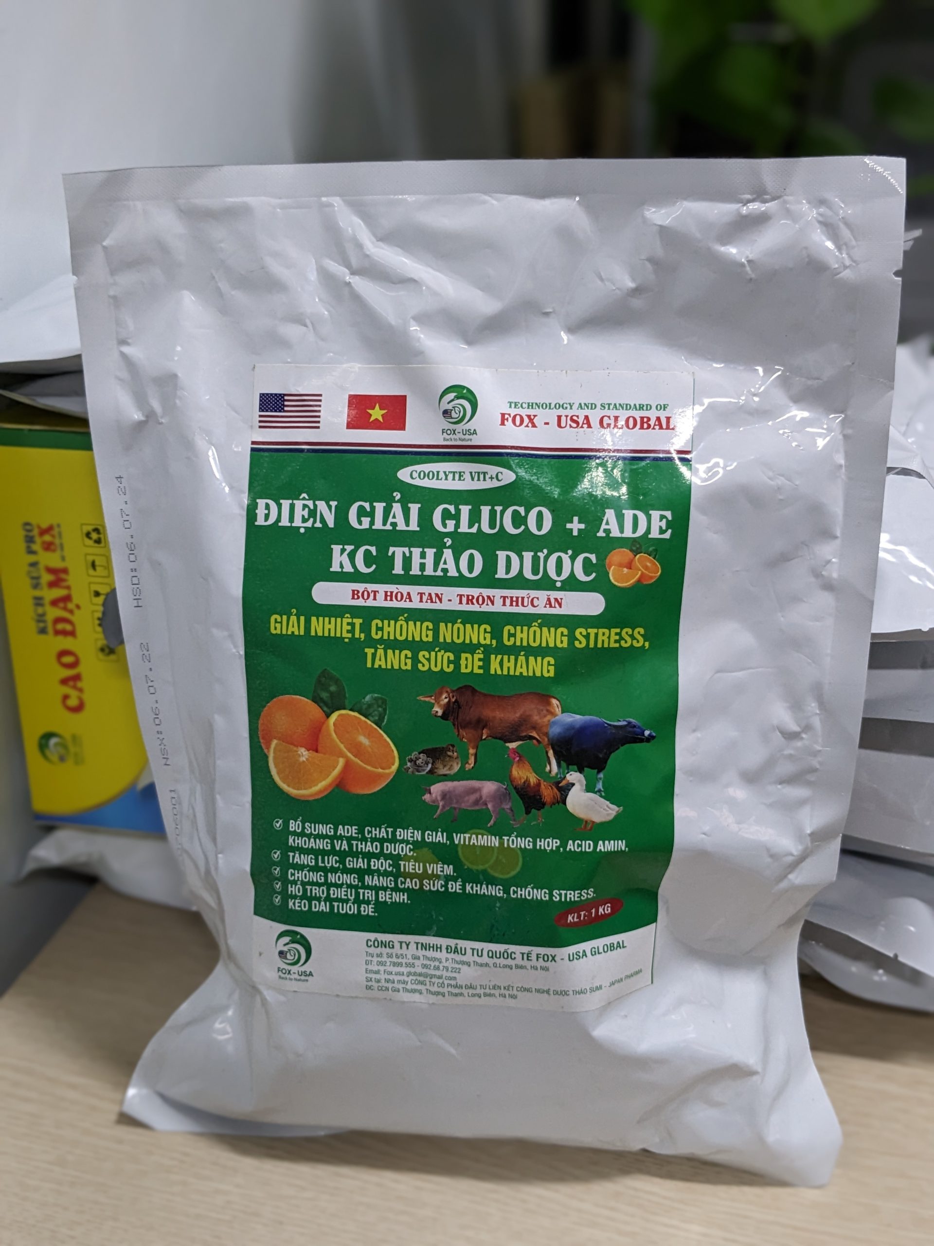 ĐIỆN GIẢI GLUCO + ADE KC THẢO DƯỢC | NHÓM DINH DƯỠNG BỔ SUNG CÔNG NGHỆ BAO VIÊN